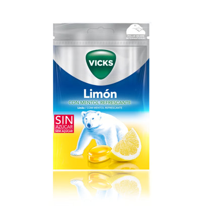 Vicks Zuckerfreie Zitronen-Lutschbonbons 72g