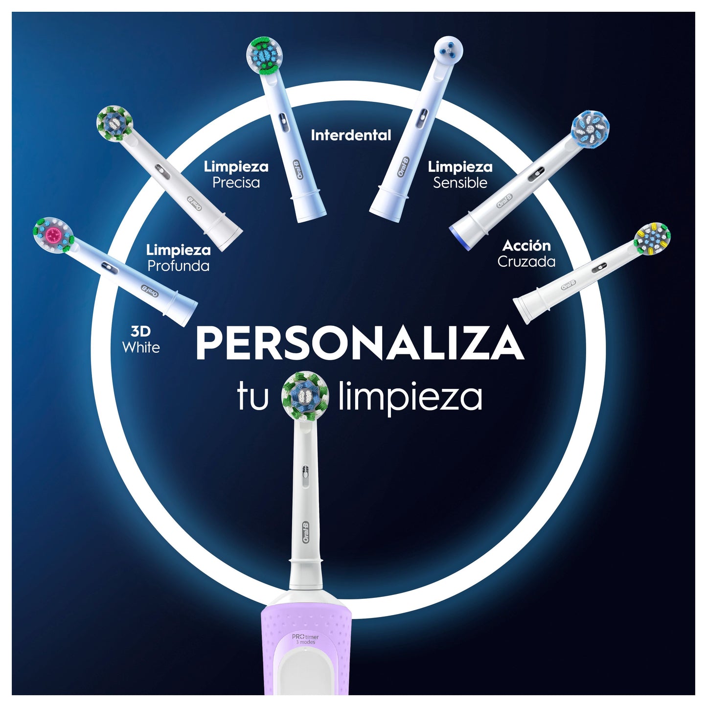 Oral-B Vitality Pro Spazzolino Elettrico Violetta 1 pz