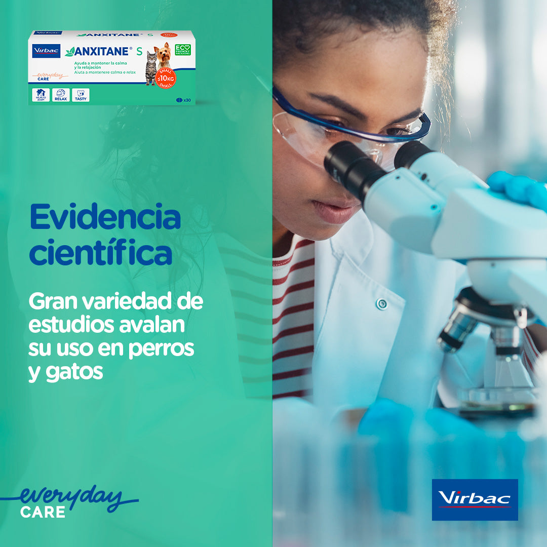 Virbac Anxitane S Supplément Nutritionnel Antipânico 30 comprimés