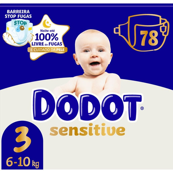 Dodot Sensitive Pañales Talla 3 78 uds