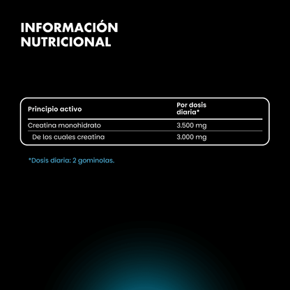 Premium Gummies Performance Creatine Suplemento Creatina 3.500 mg 60 Gominolas