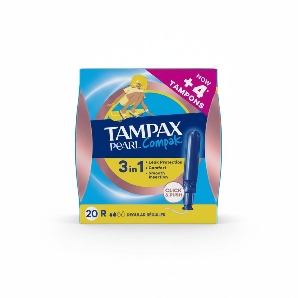 TAMPAX Pearl Compak Regular Tampones 20 Unidades