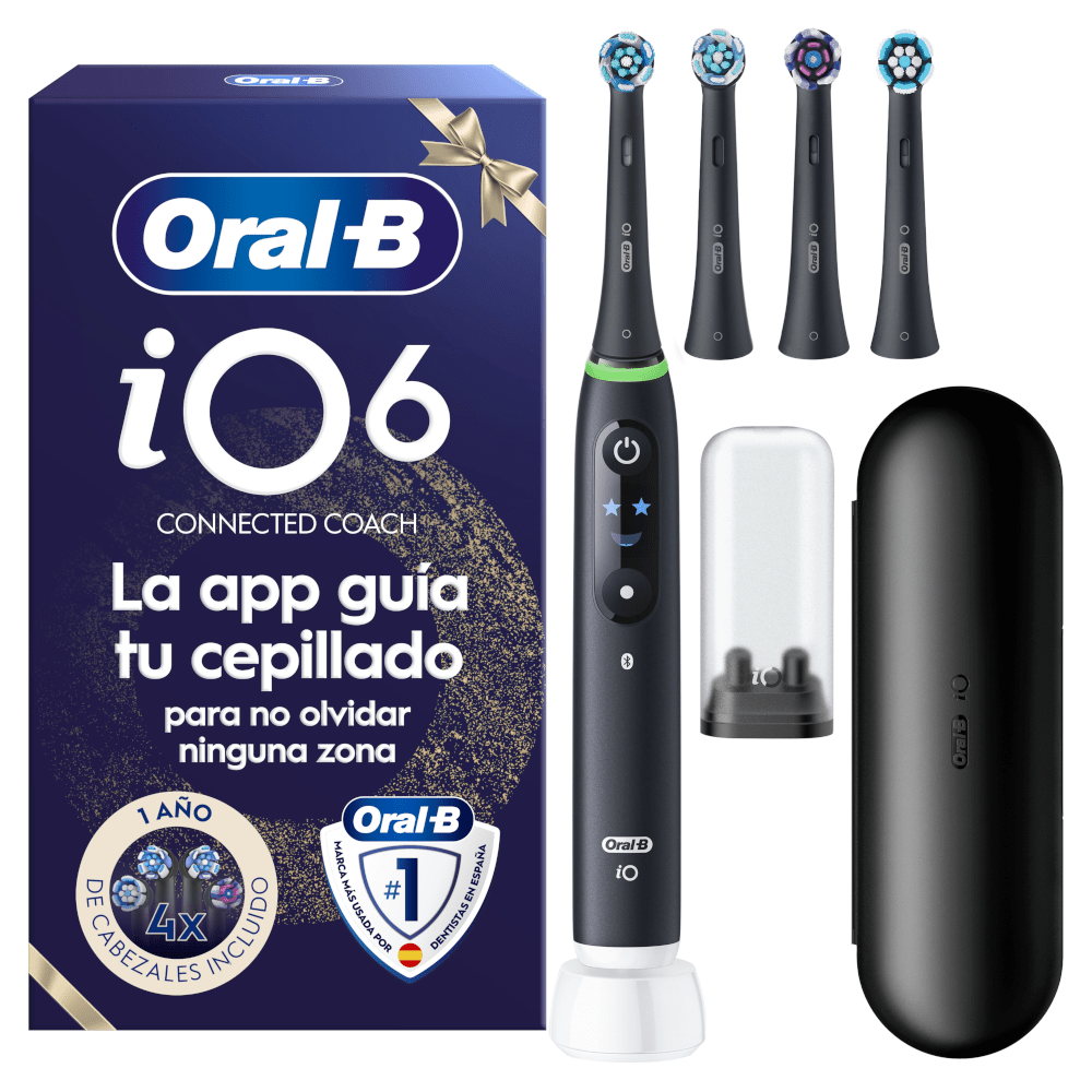 Oral-B iO 6 Cepillo De Dientes Eléctrico 4 Cabezales