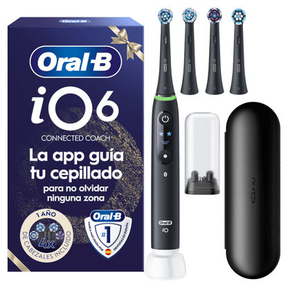 Oral-B iO 6 Cepillo De Dientes Eléctrico 4 Cabezales