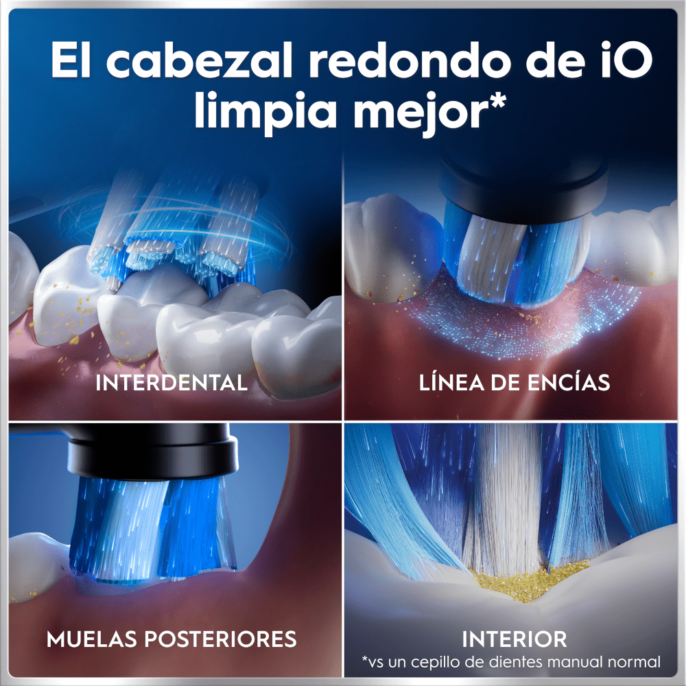 Oral-B iO 6 Cepillo De Dientes Eléctrico 4 Cabezales
