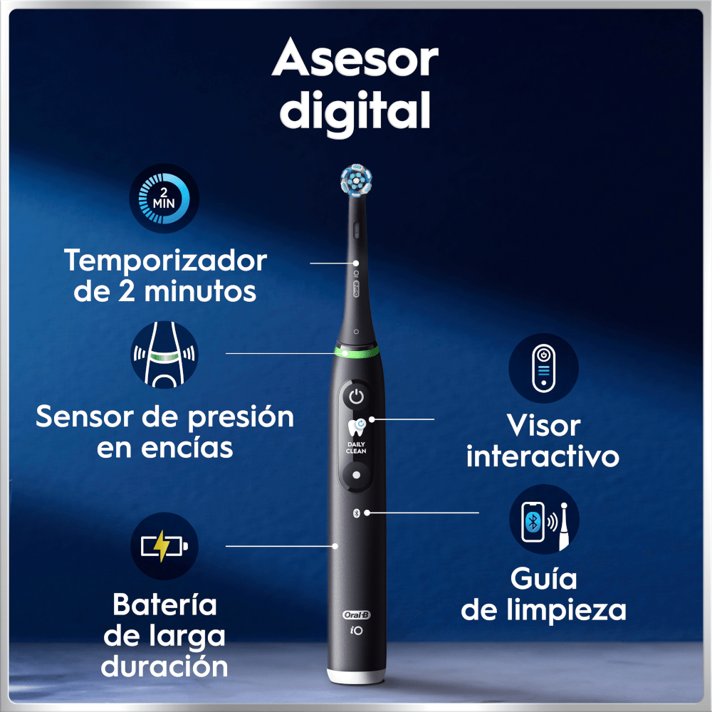 Oral-B iO 6 Cepillo De Dientes Eléctrico 4 Cabezales
