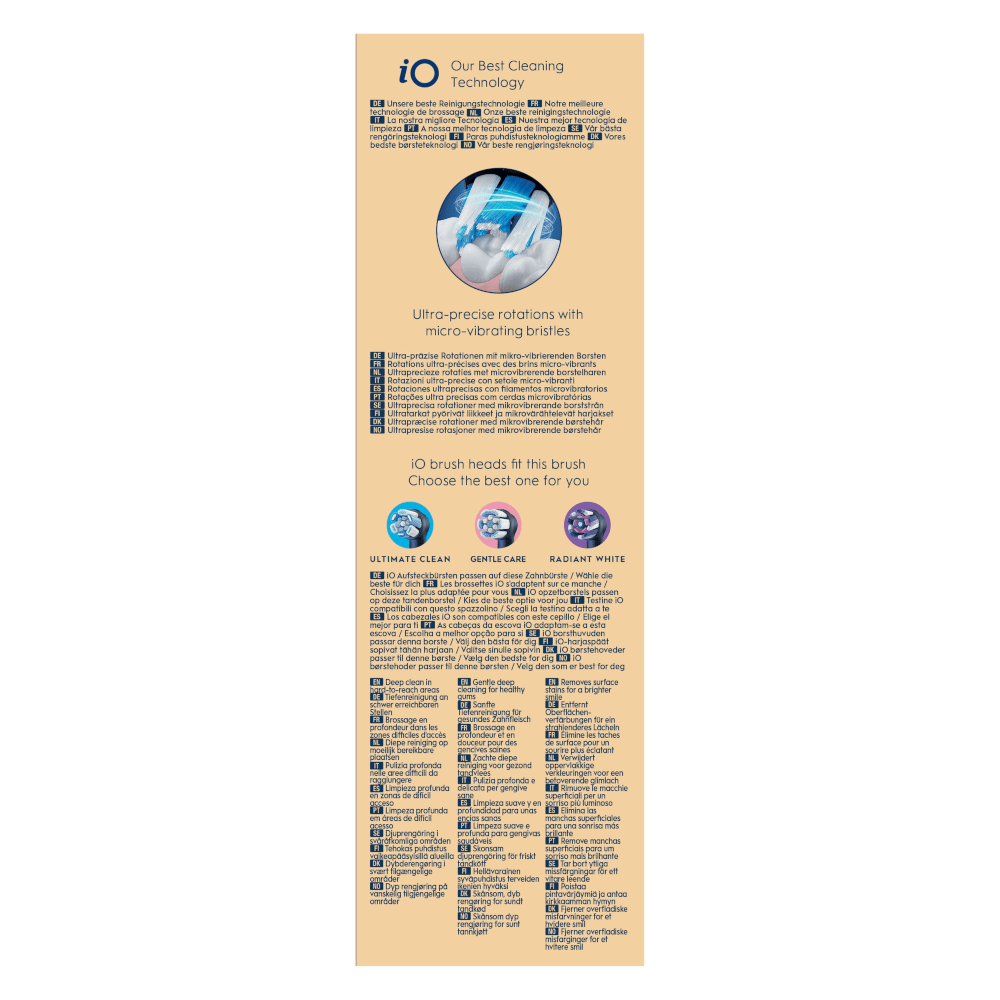 Oral-B iO 6 Cepillo De Dientes Eléctrico 4 Cabezales