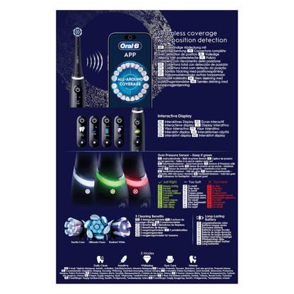 Oral-B iO 6 Cepillo De Dientes Eléctrico 4 Cabezales
