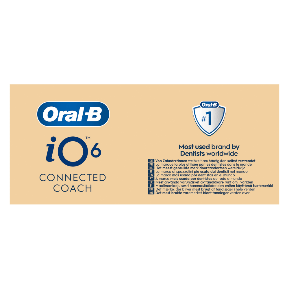 Oral-B iO 6 Cepillo De Dientes Eléctrico 4 Cabezales