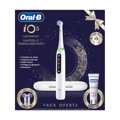 Oral-B iO 5 Cepillo de dientes eléctrico 4 cabezales Pack Regalo