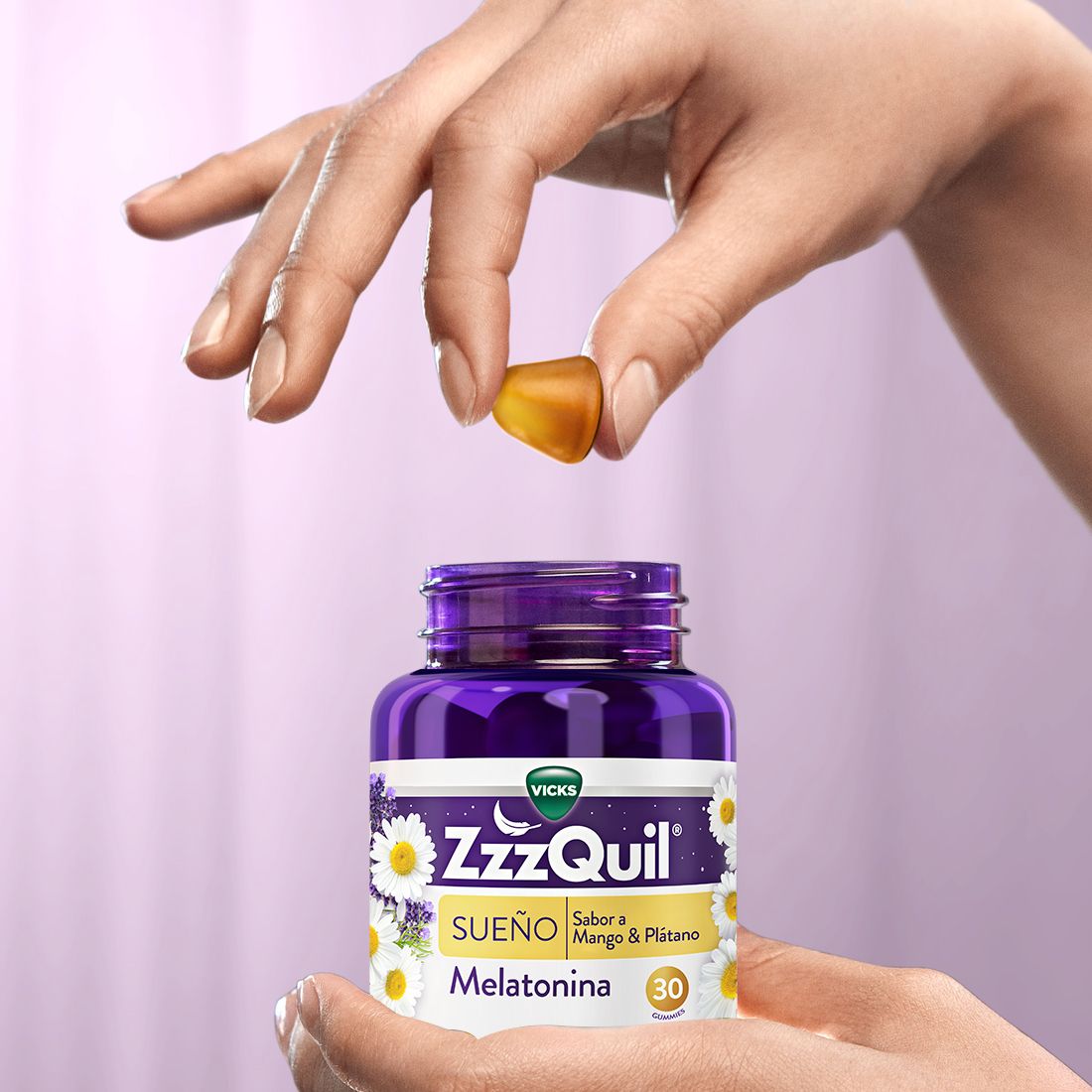 ZzzQuil Sueño Melatonina Sabor Mango & Plátano 30 Gummies