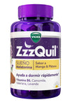 ZzzQuil Natura Melatonin Mango & Banana Flavor 60 Gummies