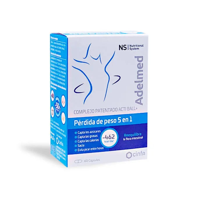 Nutritional System NS Adelmed Complemento Alimenticio 60 cápsulas-3