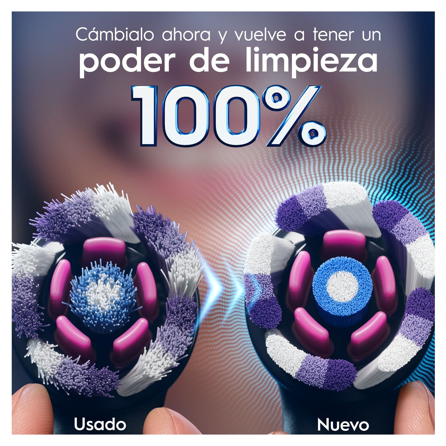 Oral-B iO Radiant White Cabezal de Reemplazo 4 uds