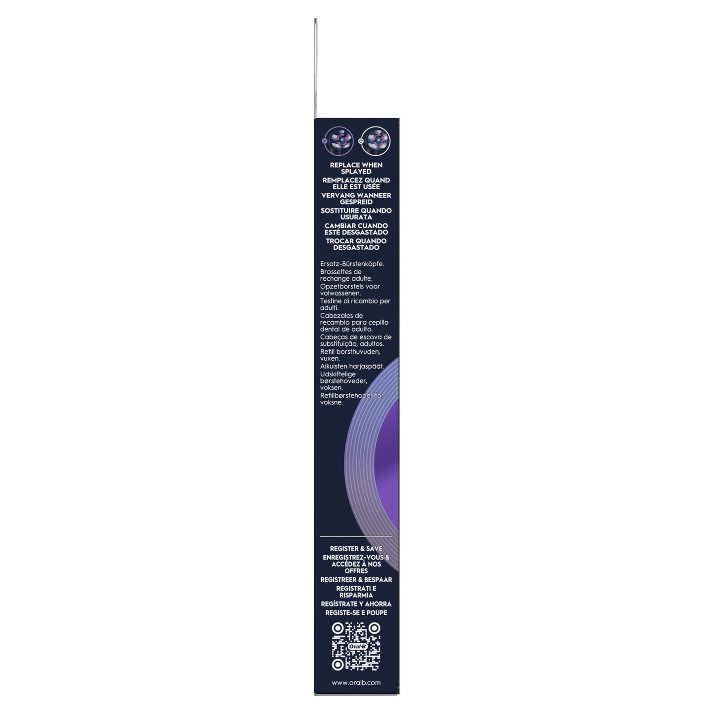 Oral-B iO Radiant White Cabezal de Reemplazo 4 uds
