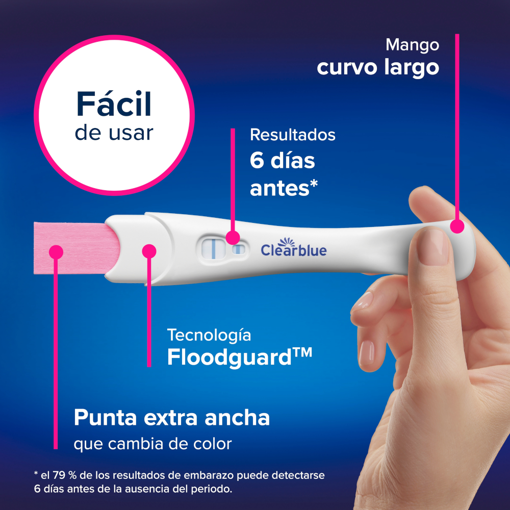 Clearblue Test Embarazo Analógico Detección Temprana 2 Uds