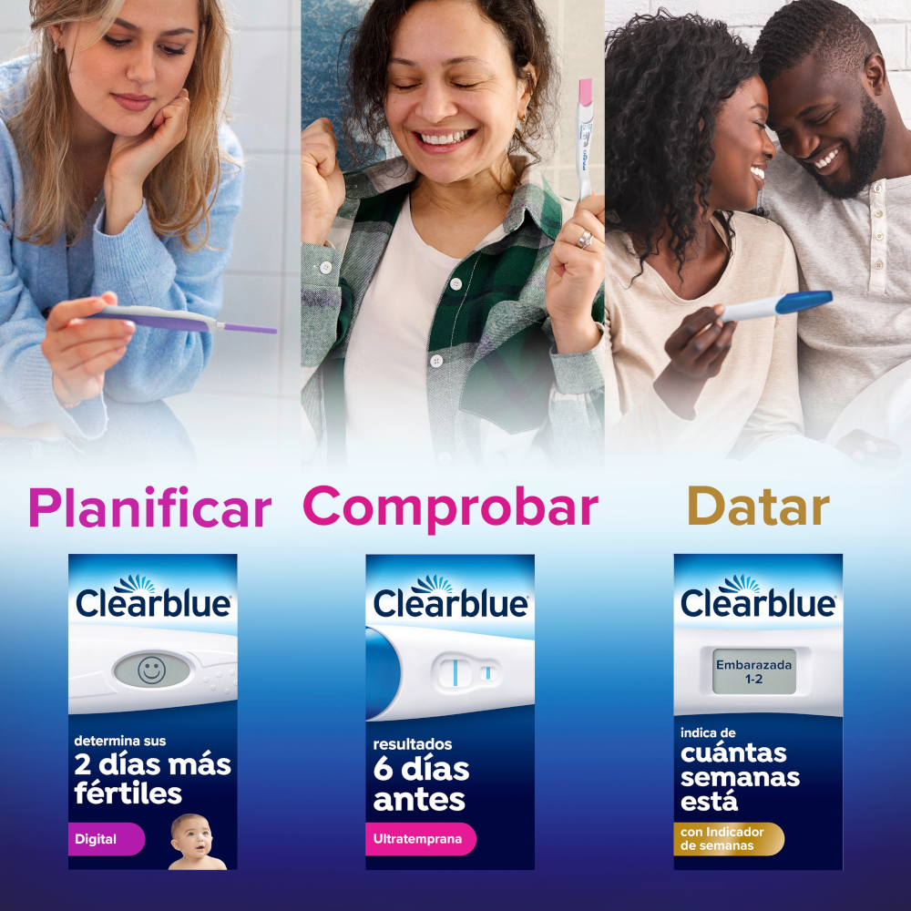 Clearblue Test Embarazo Analógico Detección Temprana 2 Uds