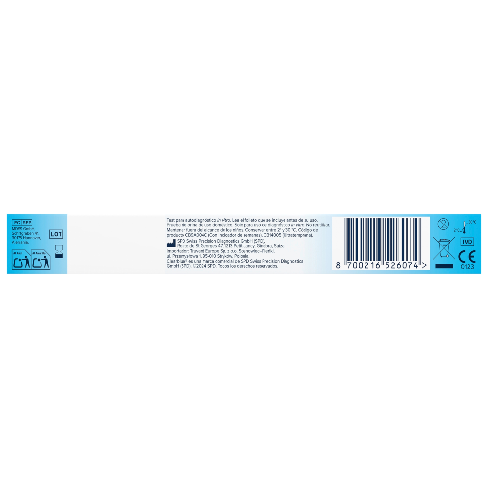 Clearblue Test Embarazo Pack Digital Semanas + Analógico Detección Temprana