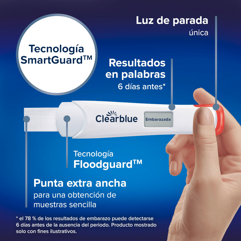 Clearblue Test di Gravidanza Digitale Rilevamento Ultraprima 1 unità