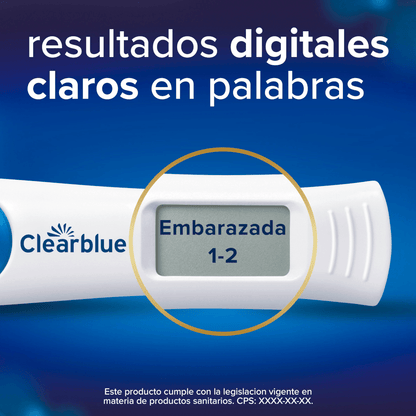 Clearblue Test di Gravidanza Digitale con Indicatore delle Settimane 1 Prova