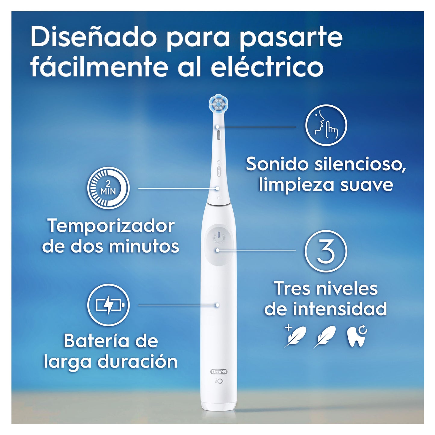 Oral-B iO2 LAB WHITE Spazzolino Elettrico 1 pz