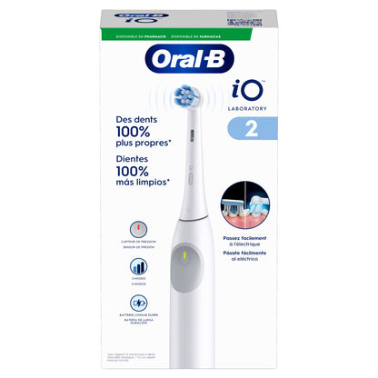 Oral-B iO2 LAB WHITE Spazzolino Elettrico 1 pz