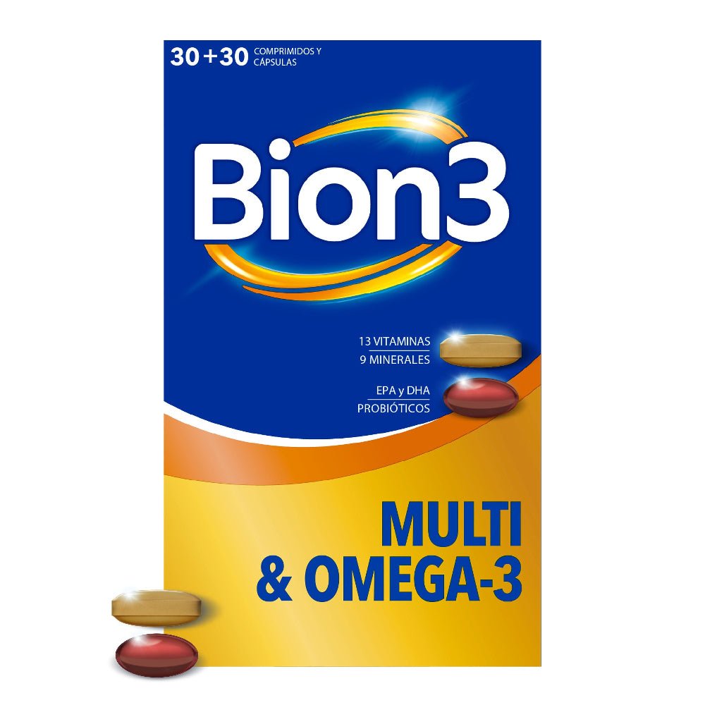 Bion3 Multi & Omega-3 30 + 30 cápsulas