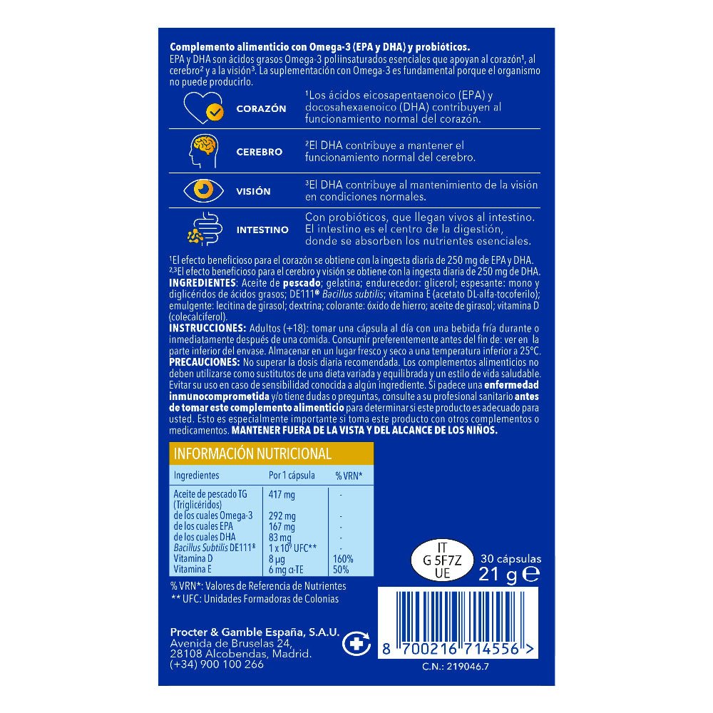 Bion3 Omega-3 30 cápsulas