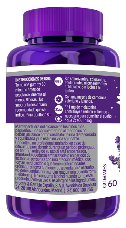 ZzzQuil Forte Gomitas pour Dormir 25mg 1 gomme