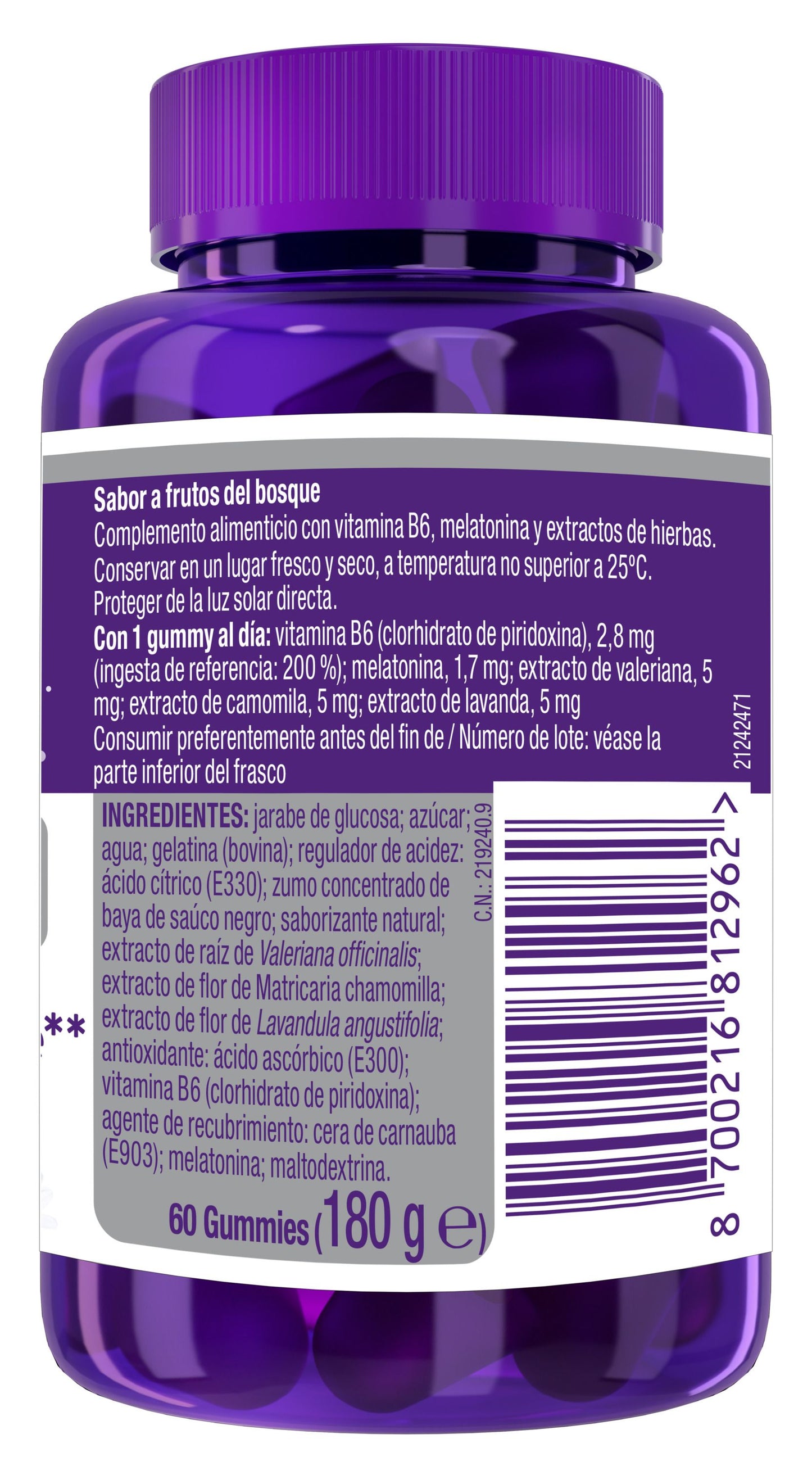 ZzzQuil Forte Gomitas pour Dormir 25mg 1 gomme