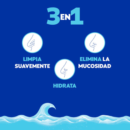 Vicks Nasal Aguamar Fuerza Suave Spray Nasal 120ml