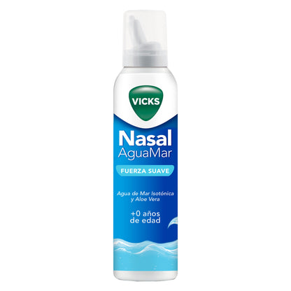 Vicks Nasal Aguamar Fuerza Suave Spray Nasal 120ml