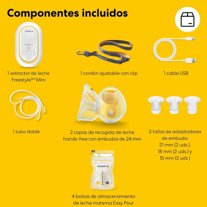 Medela Sacaleches Freestyle Mini Hf Doble