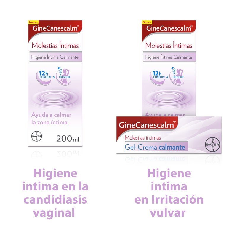 GINECANESCALM Duplo Gel Higiene Íntima Calmante 2x200ml-4