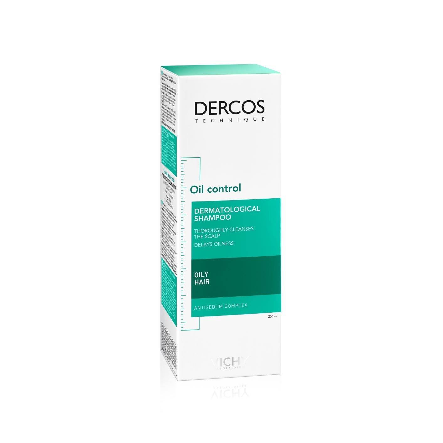 VICHY Dercos Champú Sebo Control Cabellos Grasos 200ml-2