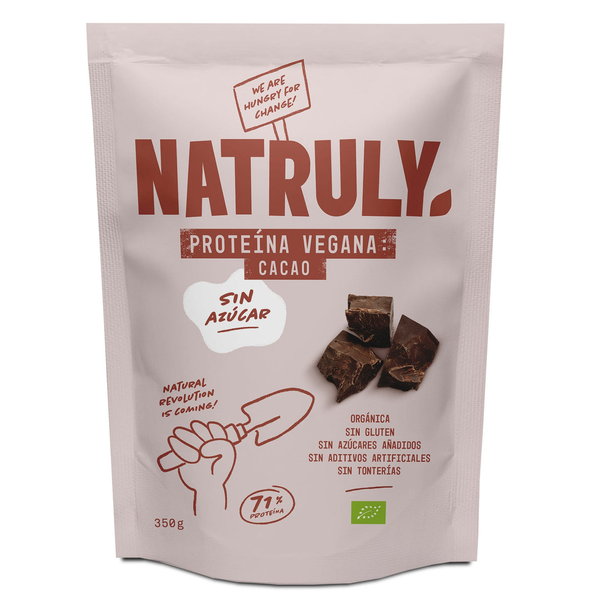 Natruly Proteína Vegana Chocolate BIO 350g