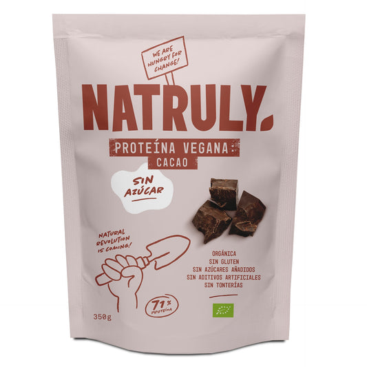 Natruly Proteína Vegana Chocolate BIO 350g