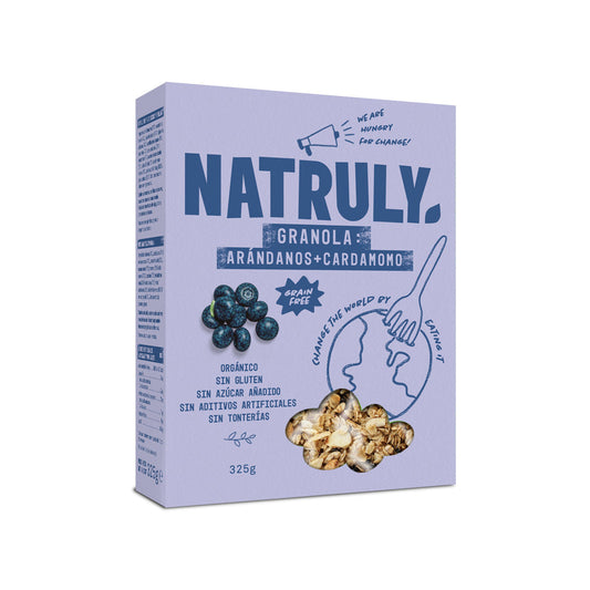 Natruly Granola de Arándanos y Cardamomo BIO 325g