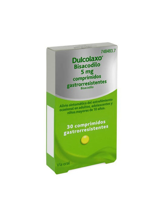 DULCOLAXO BISACODILO 5 MG 30 COMPRIMIDOS GASTRORRESISTENTES-1
