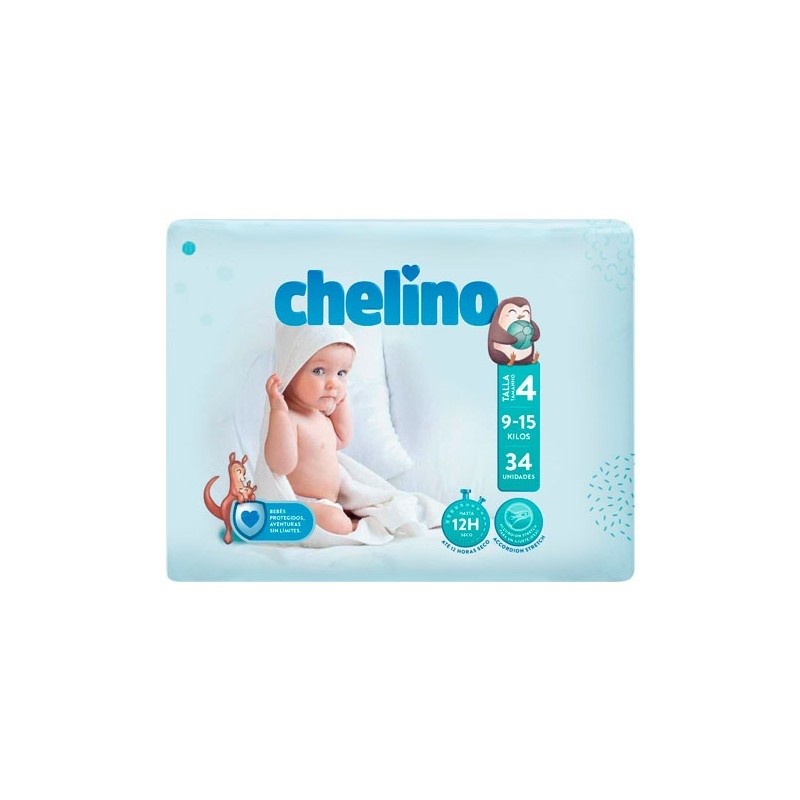 CHELINOS Pañales Talla 4 34 Unidades-1