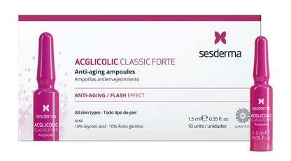 SESDERMA Acglicolic Classic Forte Antienvejecimiento 10 ampollas-2