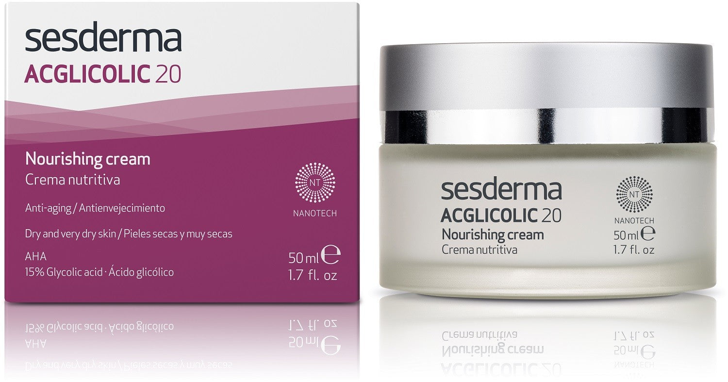 SESDERMA Acglicolic 20 Crema Nutritiva Antiedad 50ml-1