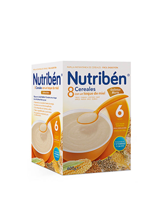 NUTRIBÉN 8 Céréales Touche de Miel et Biscuits Maria 600G