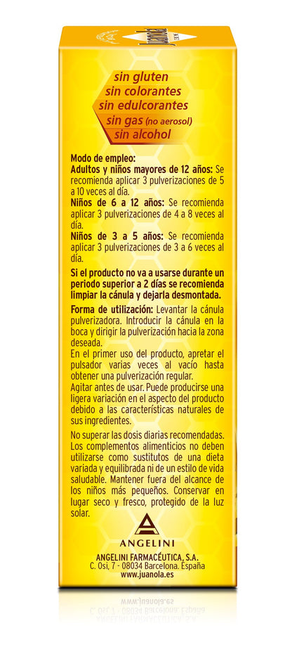 JUANOLA Própolis Pulverizador Bucal con Miel, Equinácea, Salvia y Vit B3 30ml-4