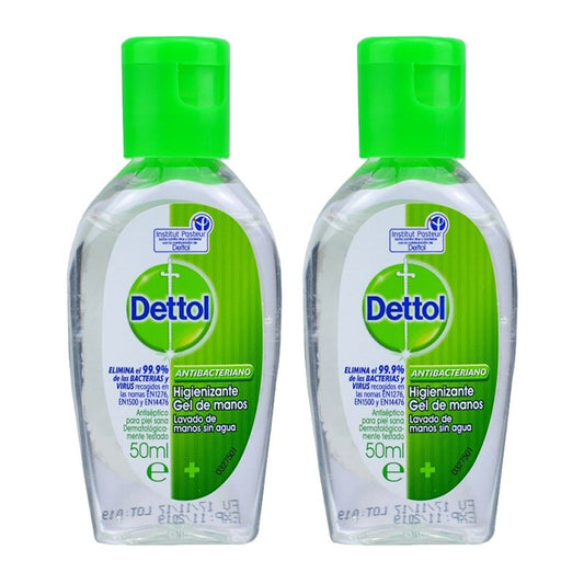 DETTOL Duplo Gel de Manos Antibacteriano 2x50ml-1