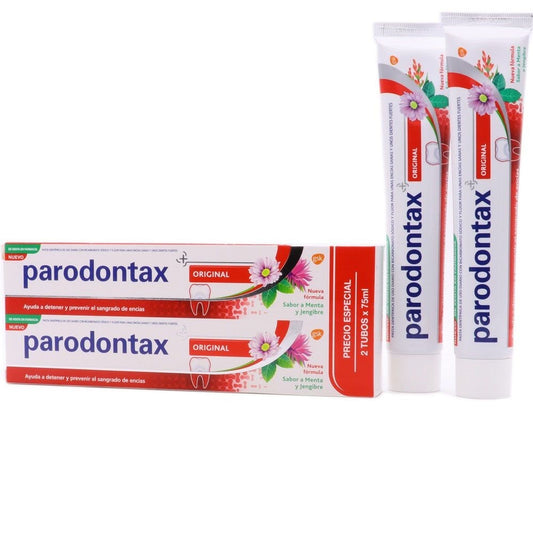 PARODONTAX Duplo Original Toothpaste Mint and Ginger flavor 2x75ml