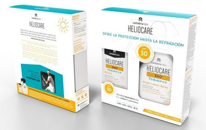 HELIOCARE Pack 360º Pediatrics Mineral SPF50+ (50ml) + Atopic Locion Spray SPF50 250ml-3