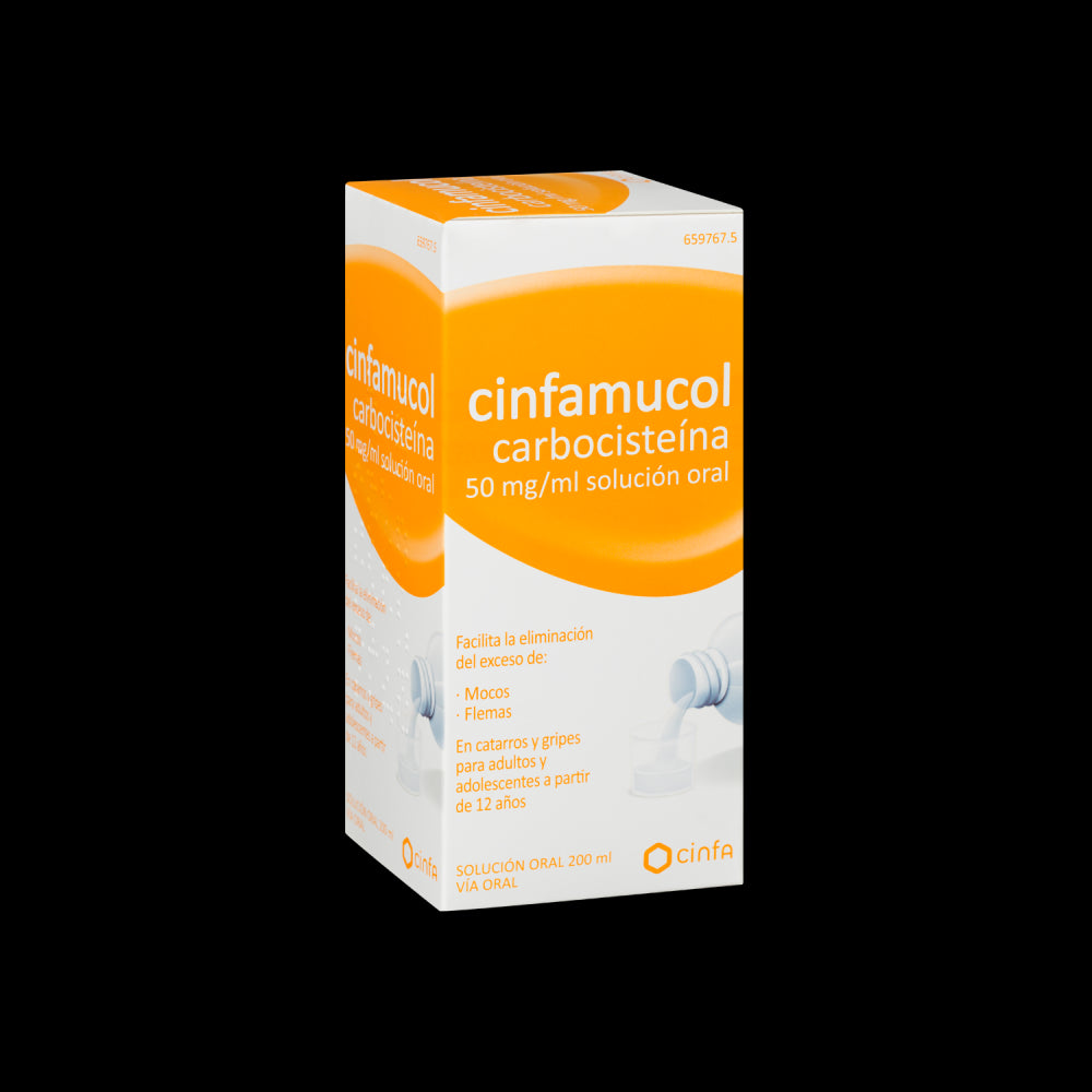 Cinfamucol Carbocisteína Solución Oral 200ML-1