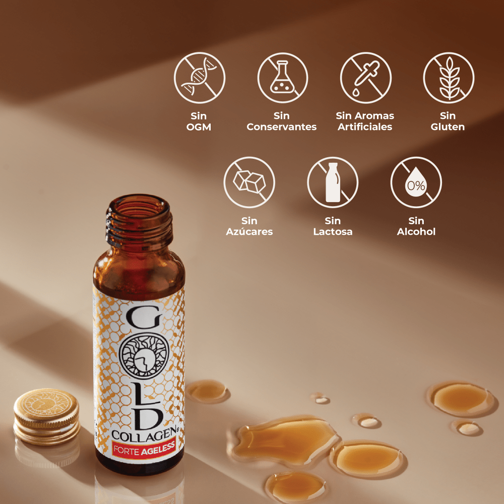 Gold Collagen Forte Ageless 10 frascos 50 ml
