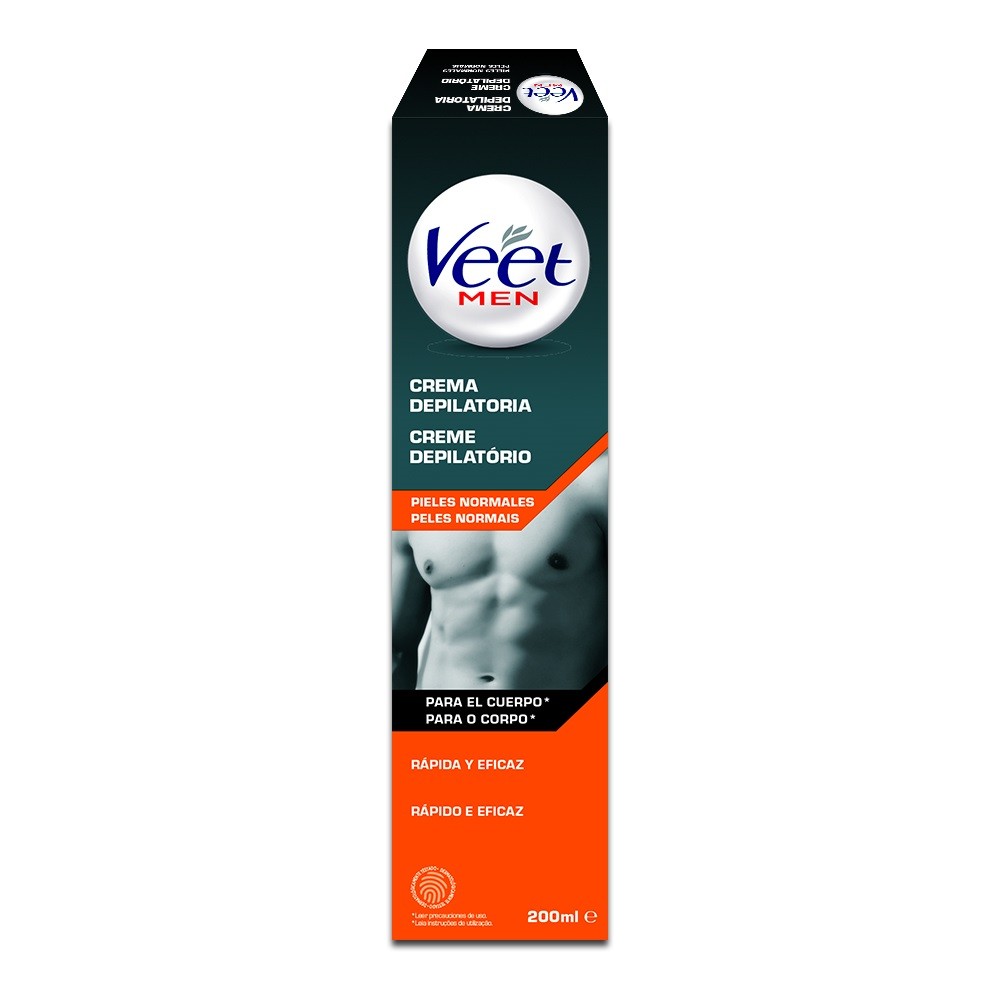 VEET Men Crema Depilatoria Pieles Normales Cuerpo 200ml-2